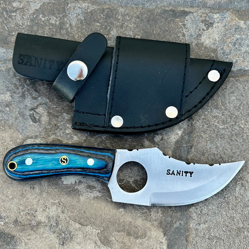 Sanity Steel Steel *BOGO* Jesse James - D2 Steel - Blue & Black Wood - 7 inches - JJ005