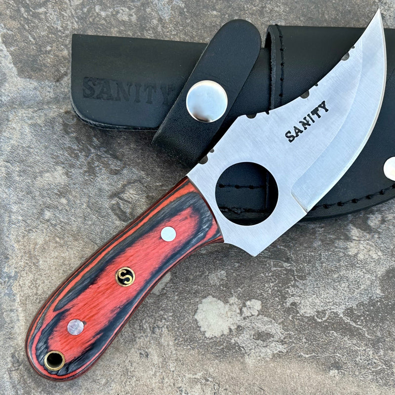 Sanity Steel Steel *BOGO* Jesse James - D2 Steel - Red & Black Wood - 7 inches - JJ013
