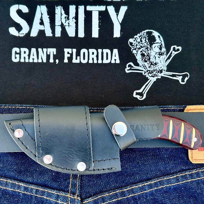 Sanity Steel Steel Frank James - Burgandy & White Wood - 7 inches - FJ001