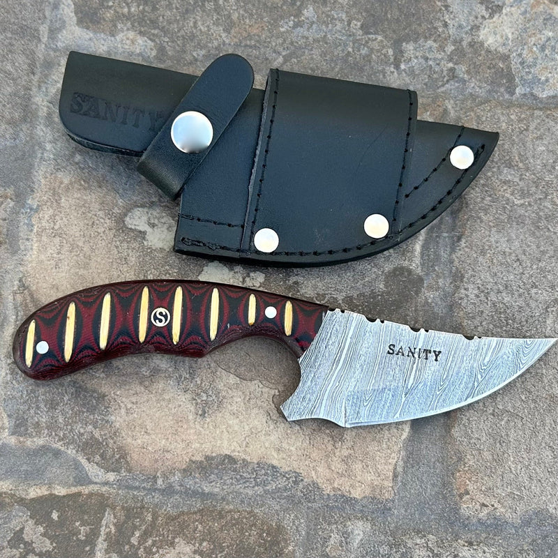 Sanity Steel Steel Frank James - Burgandy & White Wood - 7 inches - FJ001