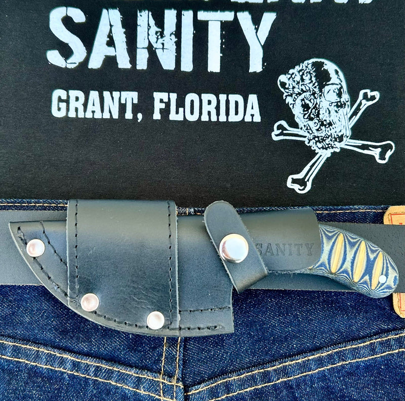 Sanity Steel Steel Frank James - Light Blue & White Wood - 7 inches - FJ004