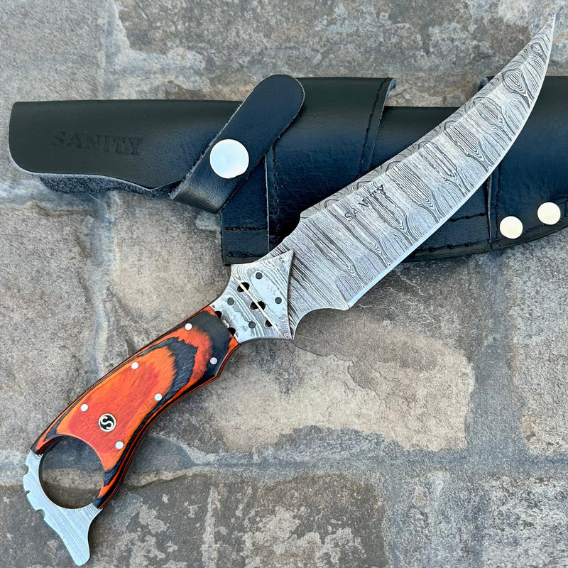 Sanity Steel Steel John Dillinger - Orange Wood - Horizontal & Vertical Carry 11 inches - JDE06