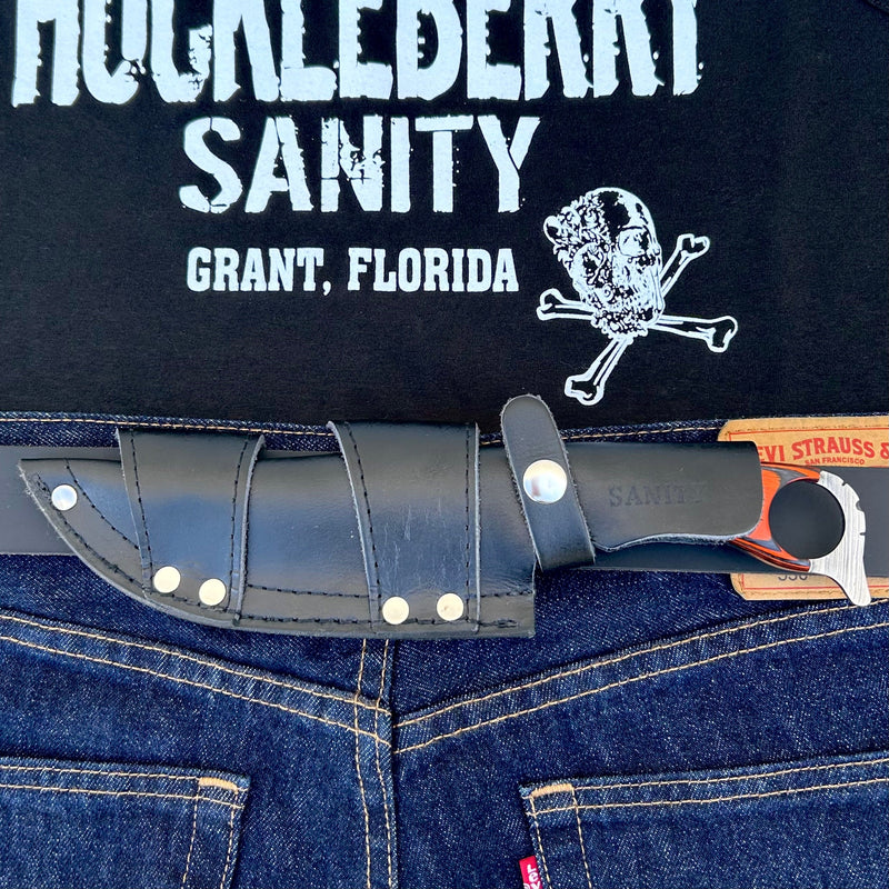 Sanity Steel Steel John Dillinger - Orange Wood - Horizontal & Vertical Carry 11 inches - JDE06
