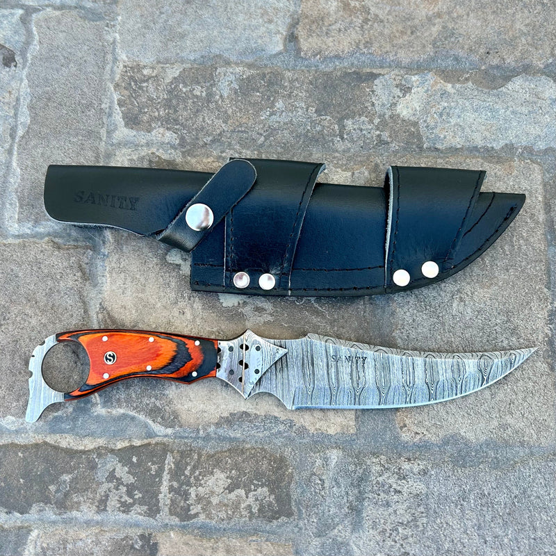 Sanity Steel Steel John Dillinger - Orange Wood - Horizontal & Vertical Carry 11 inches - JDE06