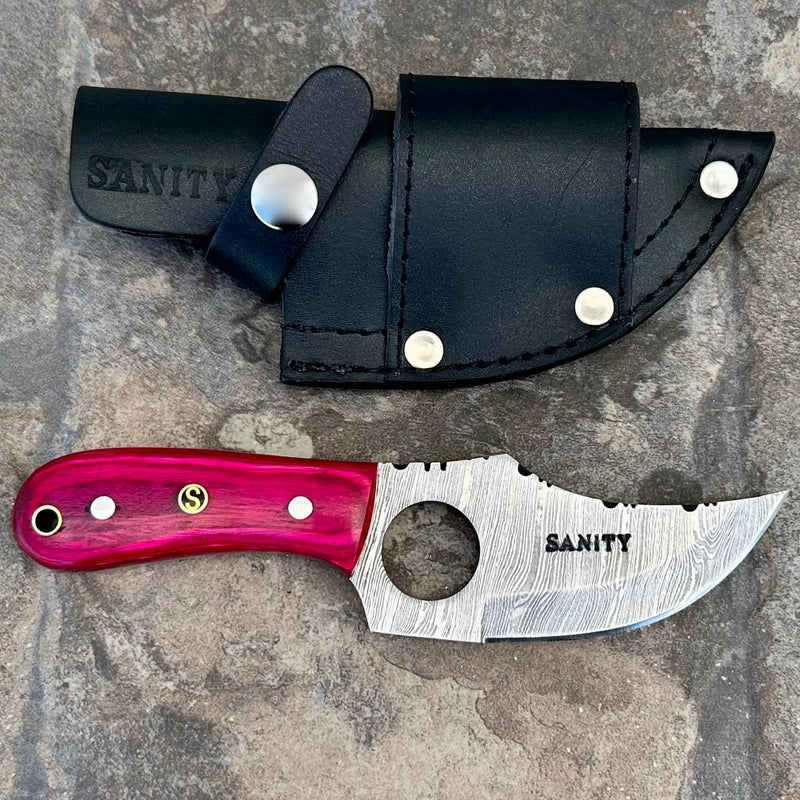 Sanity Steel Steel Left Handed Horizontal *BOGO* Jesse James - Pink Wood - 7 inches - JJ020