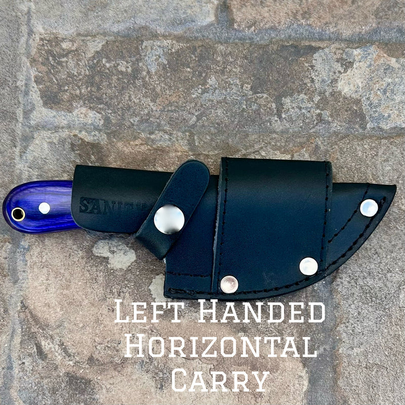 Sanity Steel Steel Left Handed Horizontal Jesse James - Blue Violet Wood - 7 inches - JJ022
