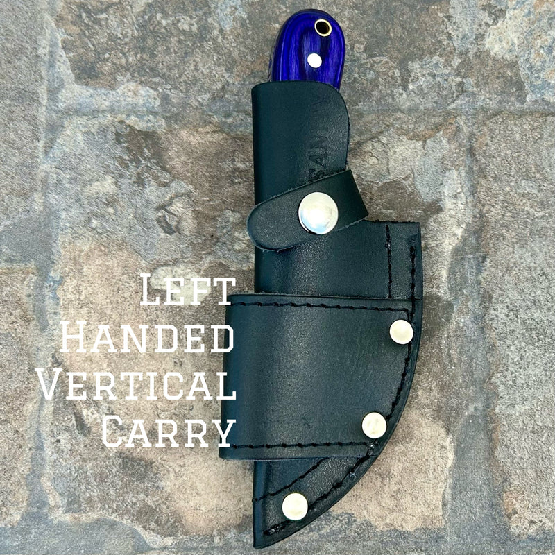 Sanity Steel Steel Left Handed Vertical Jesse James - Blue Violet Wood - 7 inches - JJ022