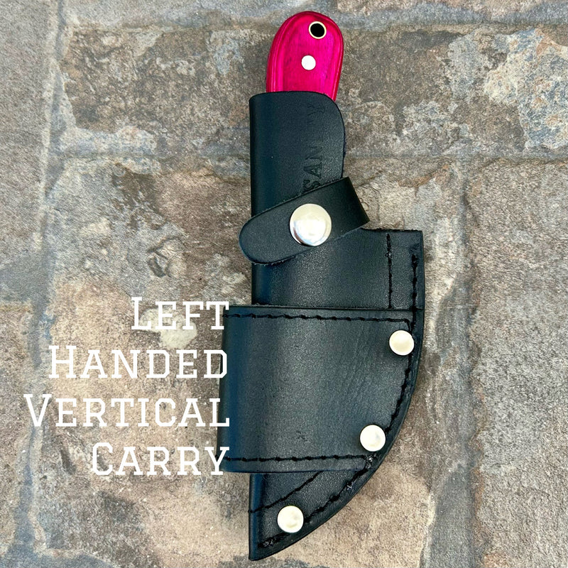 Sanity Steel Steel Left Handed Vertical Jesse James - Pink Wood - 7 inches - JJ020