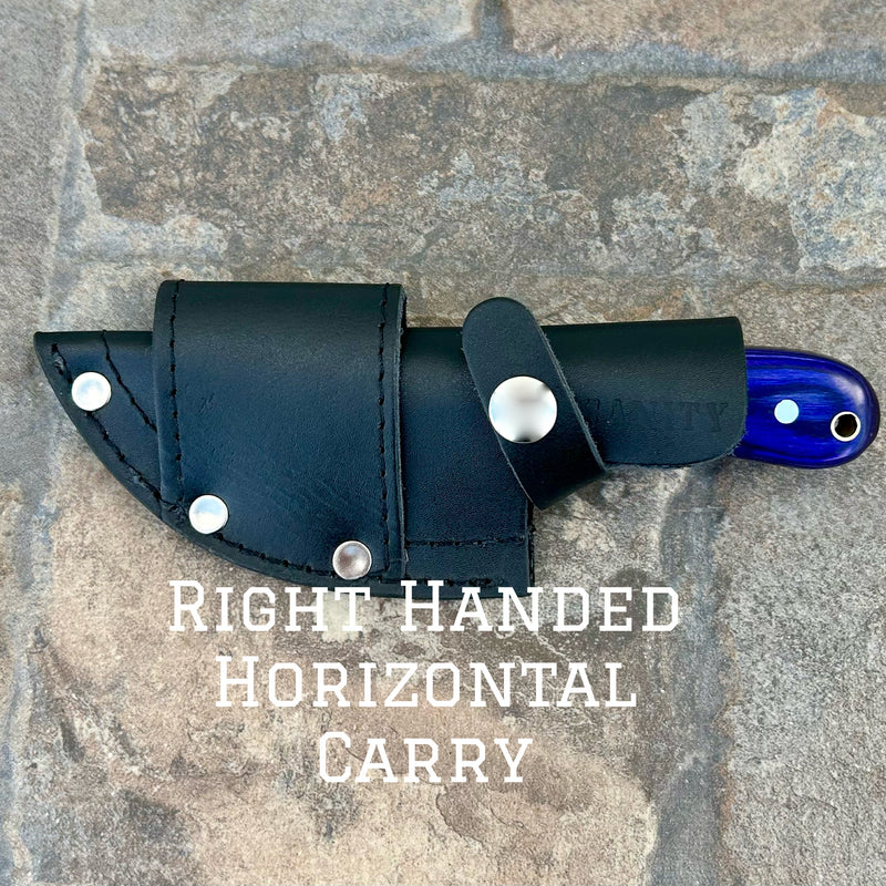 Sanity Steel Steel Right Handed Horizontal Jesse James - Blue Violet Wood - 7 inches - JJ022