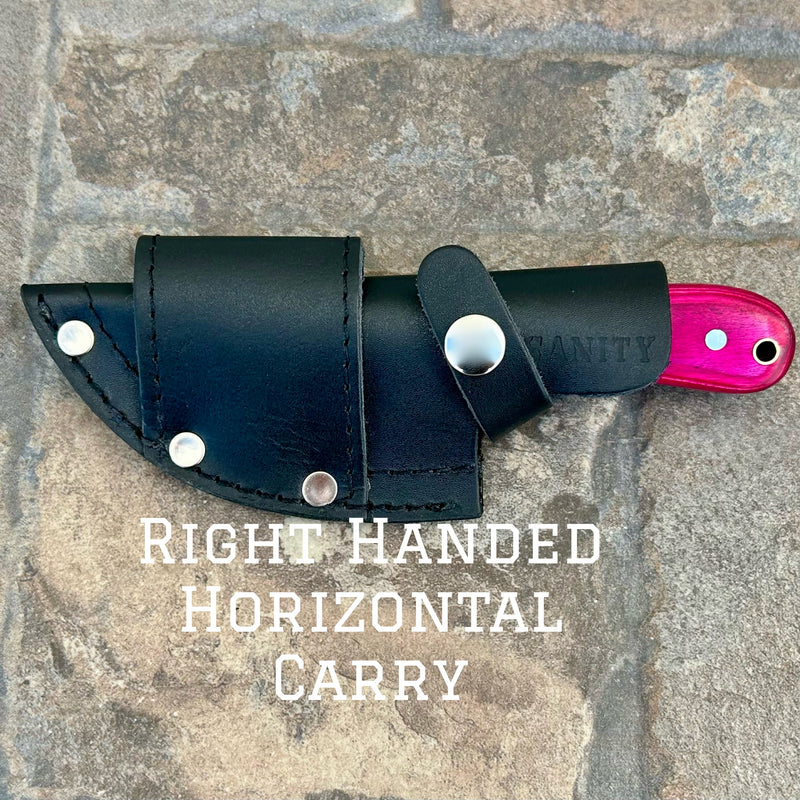Sanity Steel Steel Right Handed Horizontal Jesse James - Pink Wood - 7 inches - JJ020