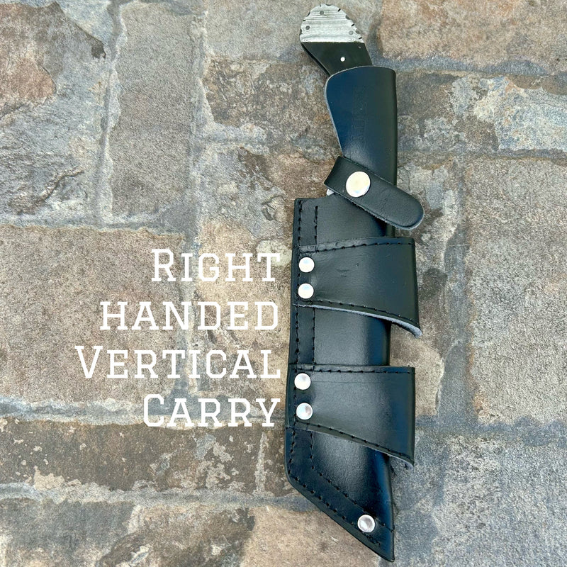 Sanity Steel Steel Right Handed Vertical 11” Doc Holiday - Horizontal & Vertical Carry - Buffalo Horn - 11 inches - DOC1