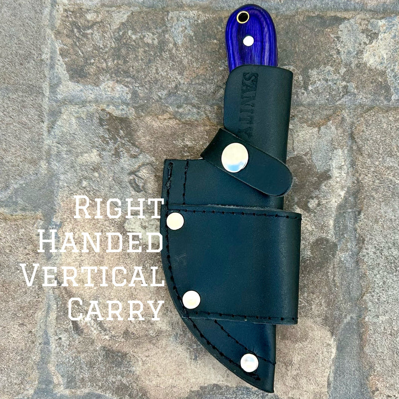 Sanity Steel Steel Right Handed Vertical Jesse James - Blue Violet Wood - 7 inches - JJ022