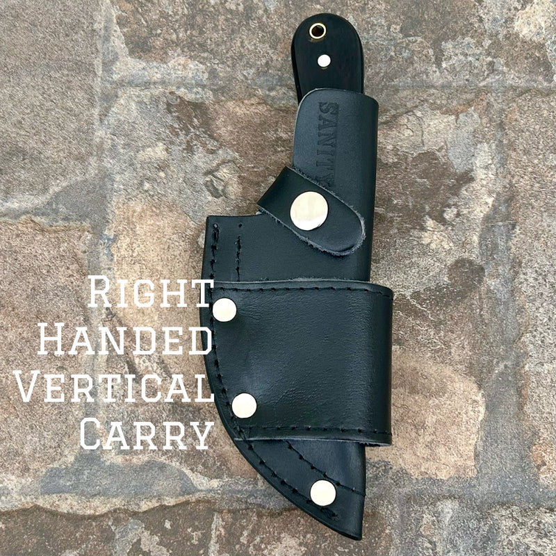 Sanity Steel Steel Right Handed Vertical Jesse James - D2 Steel - Buffalo Horn - 7 inches - JJ002