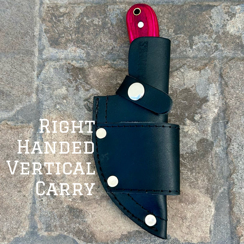 Sanity Steel Steel Right Handed Vertical Jesse James - Pink Wood - 7 inches - JJ020