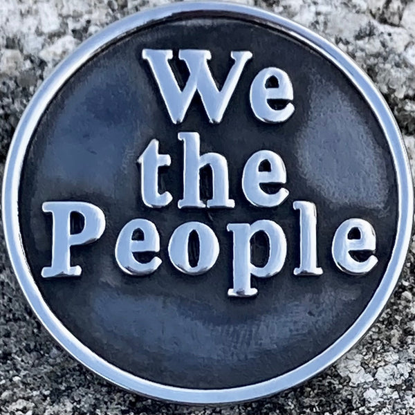 Sanity Steel Vest Pin Vest Pin - We the People - PIN25