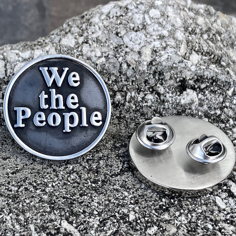 Sanity Steel Vest Pin Vest Pin - We the People - PIN25