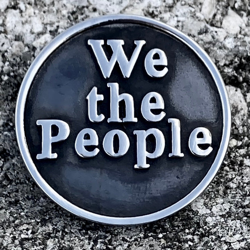 Sanity Steel Vest Pin Vest Pin - We the People - PIN25