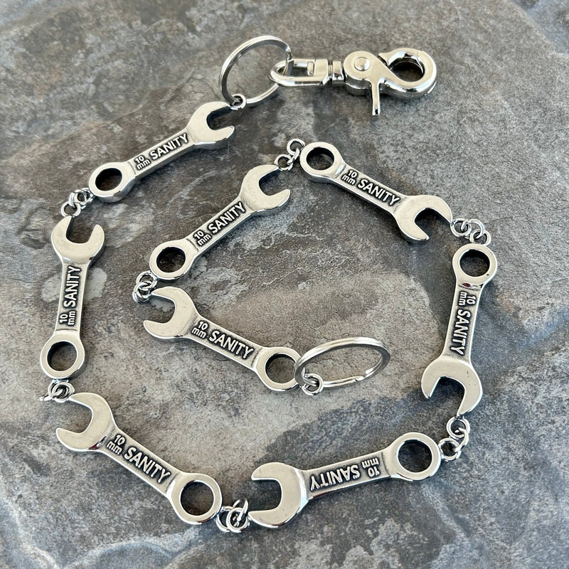 Sanity Steel Wallet Chain Wrench - Polished - Wallet Chain - WC01