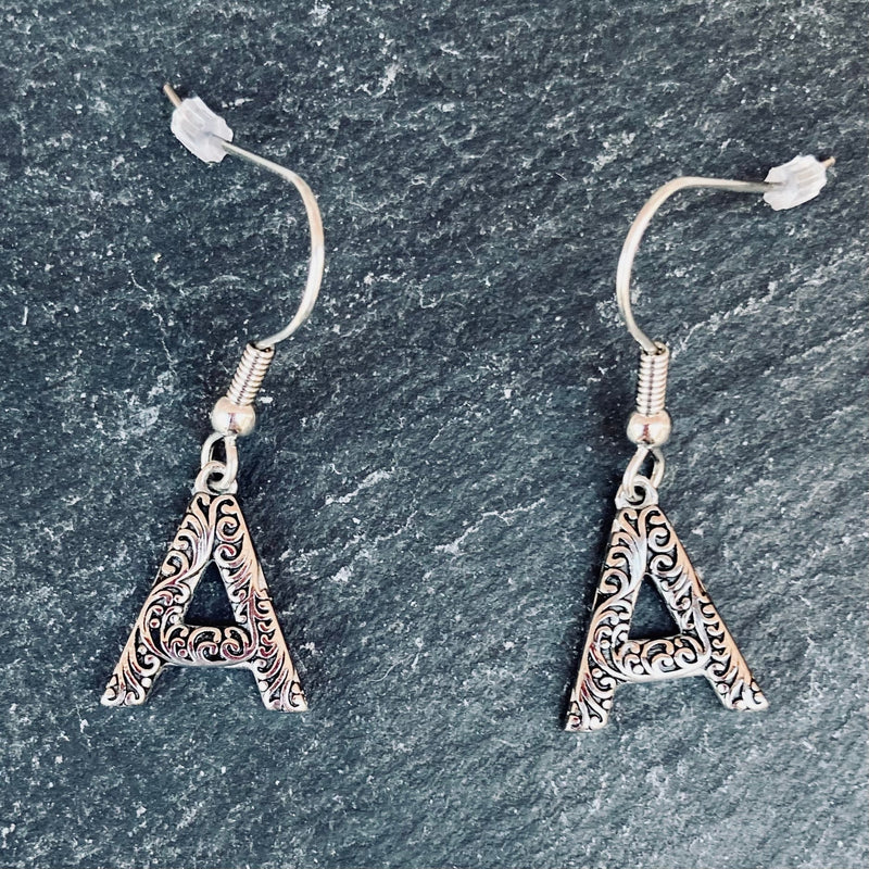 SANITY JEWELRY® A Ladies Letter Earrings