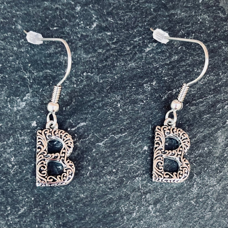 SANITY JEWELRY® B Ladies Letter Earrings