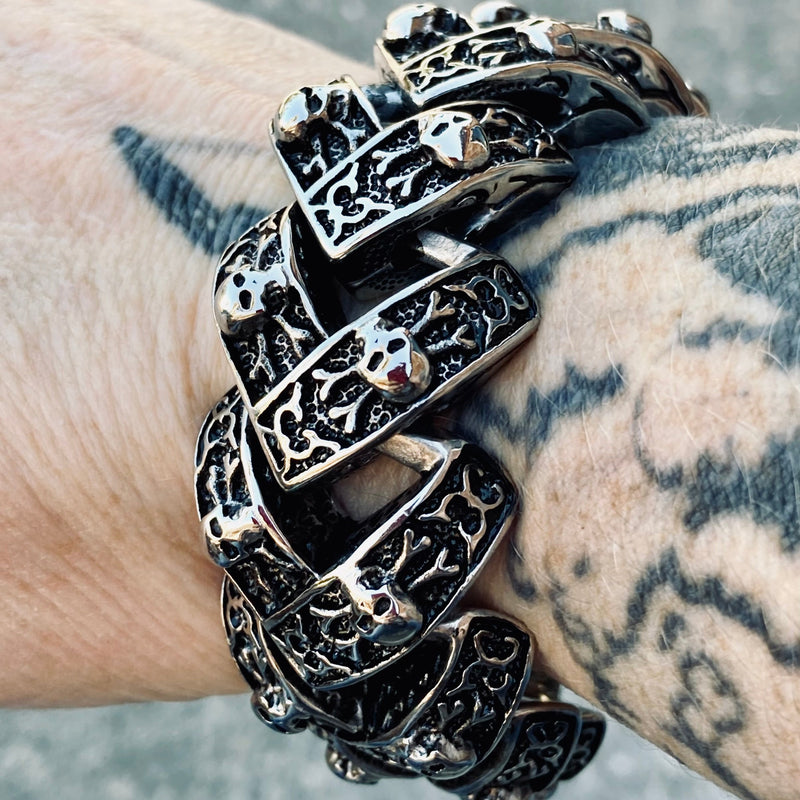 Sanity Jewelry Bracelet Skull Bracelet- Hell's Canyon - B67