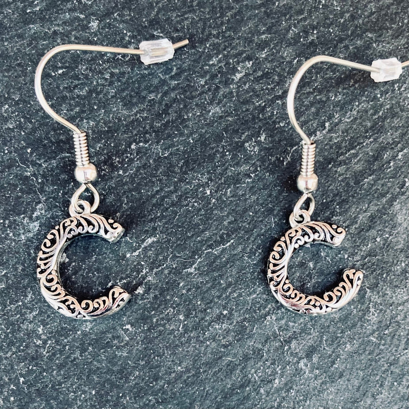 SANITY JEWELRY® C Ladies Letter Earrings