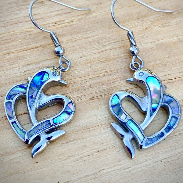 Sanity Jewelry Earrings Sea Shell - Dolphin Heart Earrings SK2563E