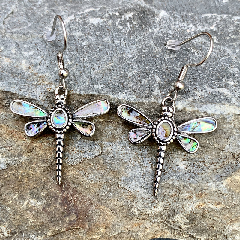 Sanity Jewelry Earrings Sea Shell - Dragonfly " Tear Drop" Earrings SK2557E