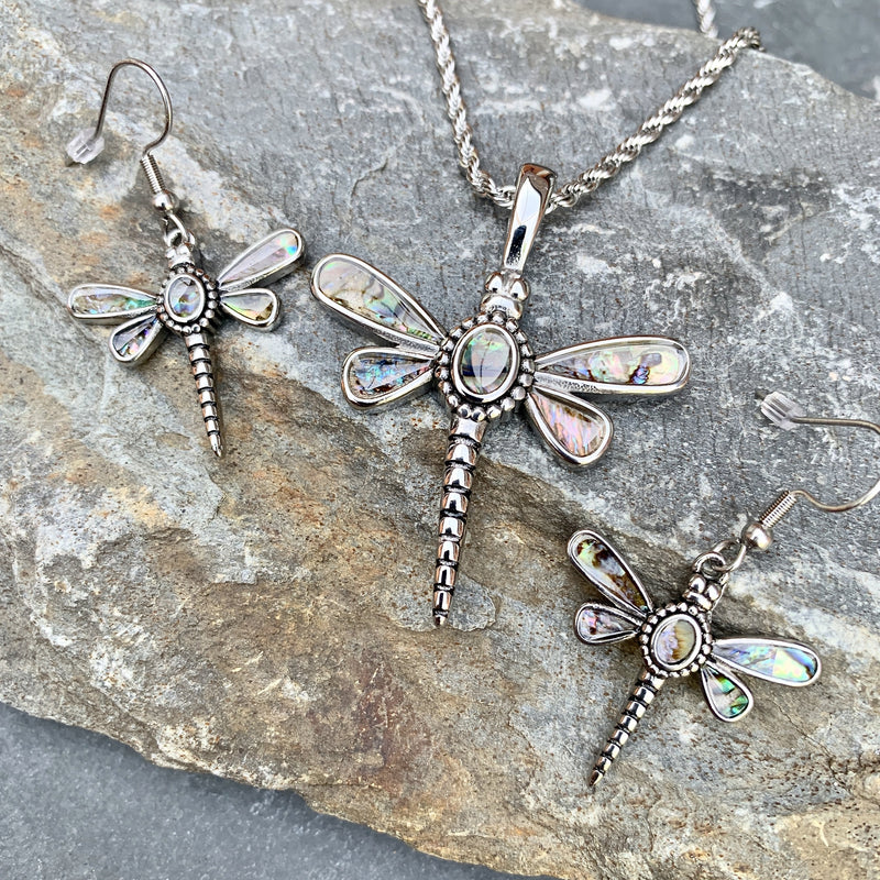 Sanity Jewelry Earrings Sea Shell - Dragonfly " Tear Drop" Earrings SK2557E