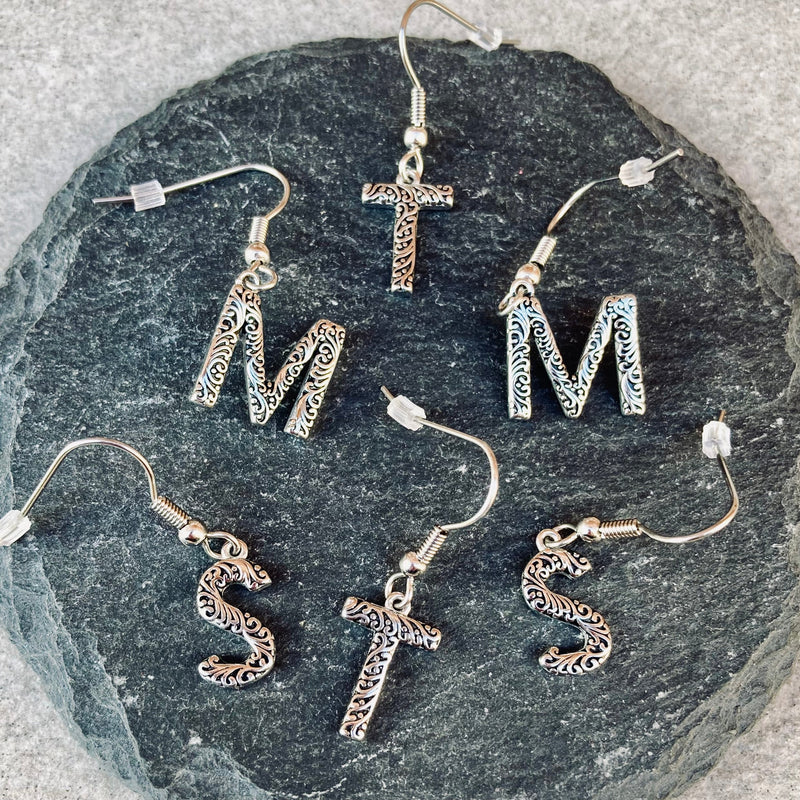 SANITY JEWELRY® Ladies Letter Earrings