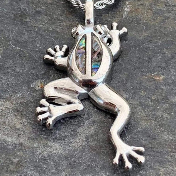 Sanity Jewelry Ladies Necklace Sea Shell - Frog Pendant & Chain SK2566