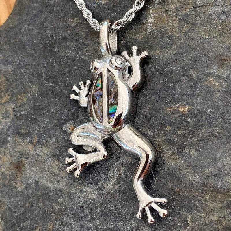 Sanity Jewelry Ladies Necklace Sea Shell - Frog Pendant & Chain SK2566