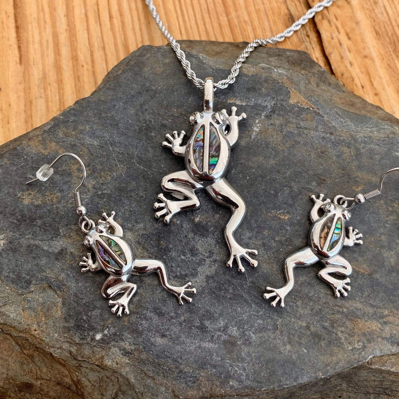 Sanity Jewelry Ladies Necklace Sea Shell - Frog Pendant & Chain SK2566