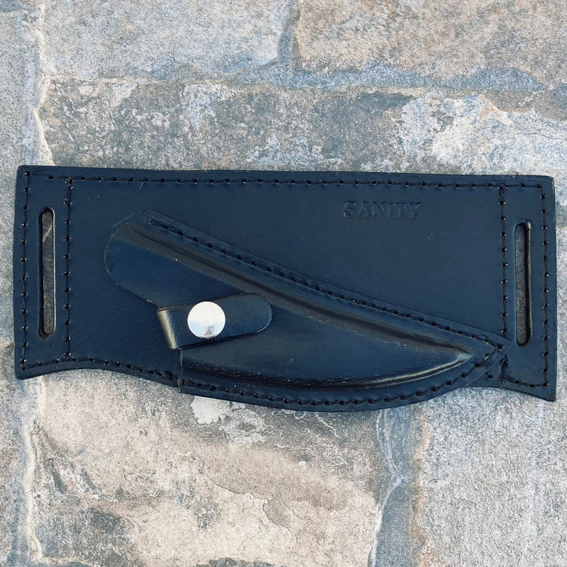 Sanity Jewelry Leather Cowboy - Horizontal Pancake Leather Holder