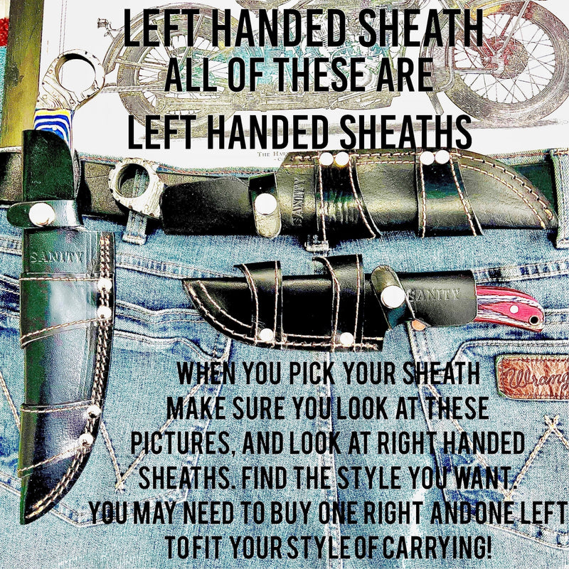 SANITY JEWELRY® Leather Left Handed Holder Lucky Luciano - Leather Holder