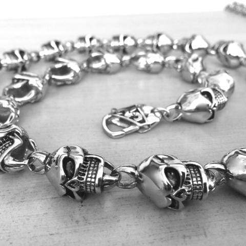 Sanity Jewelry Necklace HellRide - Skull Necklace - Stainless Steel