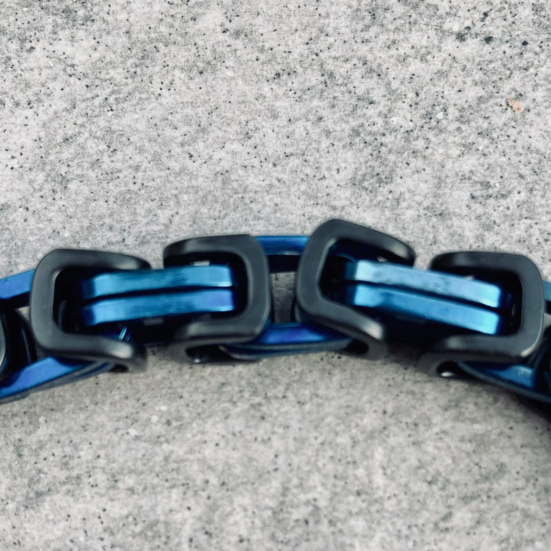 Sanity Jewelry Necklace Necklace - Blue & Black - Daytona Beach Heritage 1/2 inch
