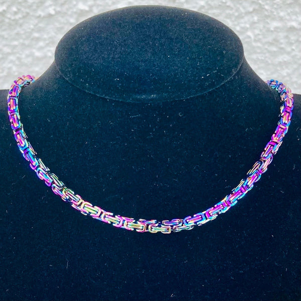 SANITY JEWELRY® Necklace Necklace - Rainbow - Daytona Beach Mini 1/8" wide