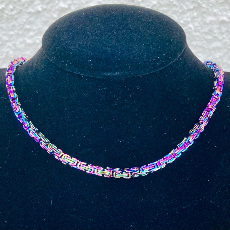 SANITY JEWELRY® Necklace Necklace - Rainbow - Daytona Beach Mini 1/8" wide