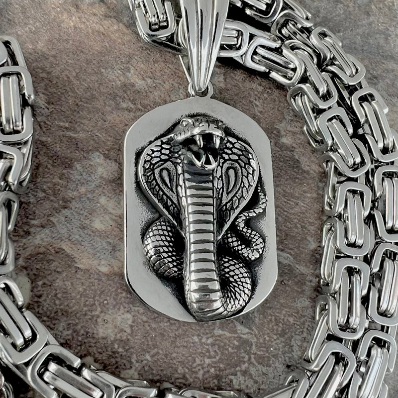 Sanity Jewelry Necklace "Sanity's Combo" - Cobra Pendant & Necklace (445)