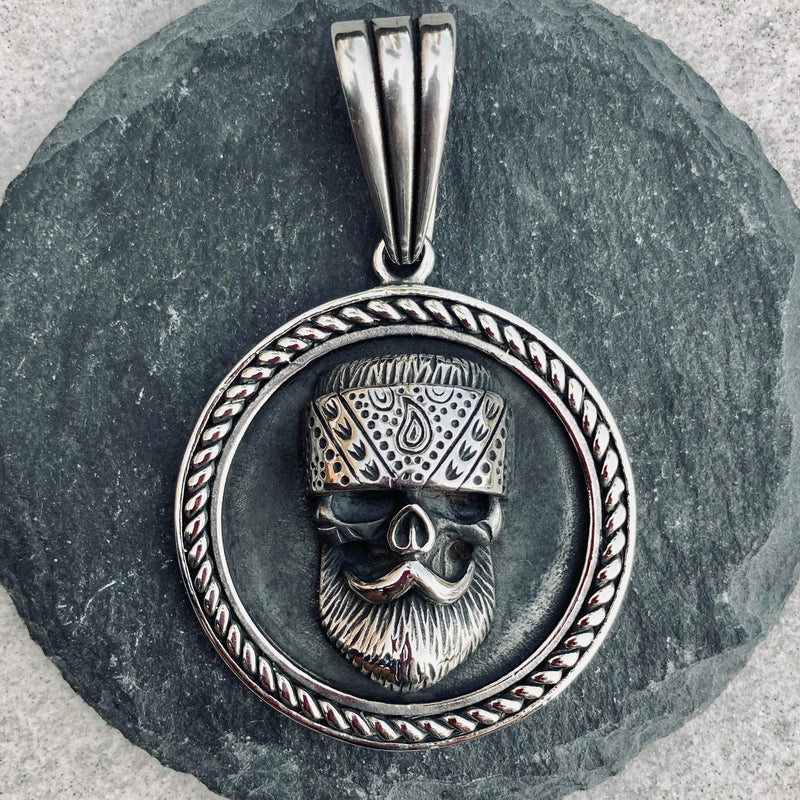 Sanity Jewelry Necklace "Sanity's Combo" - Old School Round (769) & Daytona Beach Chain 1/4