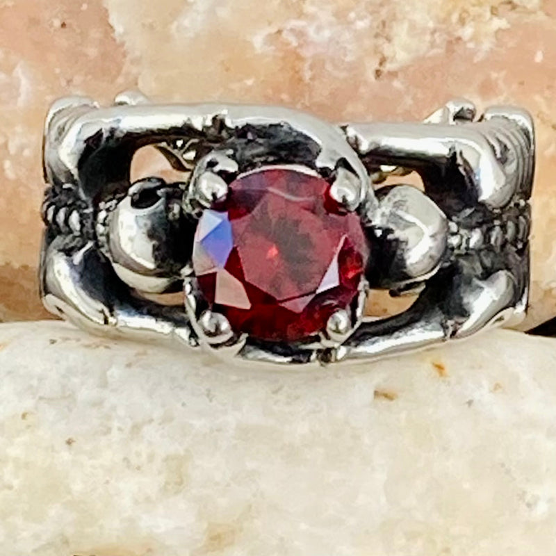 Sanity Jewelry Ring 4 Ladies Ring - 01 January Birthday - Garnet - Size 4-11 - R107