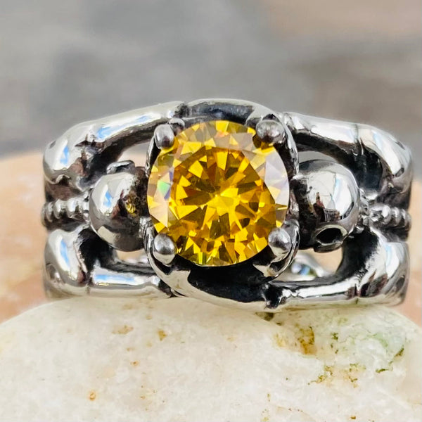Sanity Jewelry Ring 4 Ladies Ring - 11 November Birthday - Citrine - Size 4-11 - R117