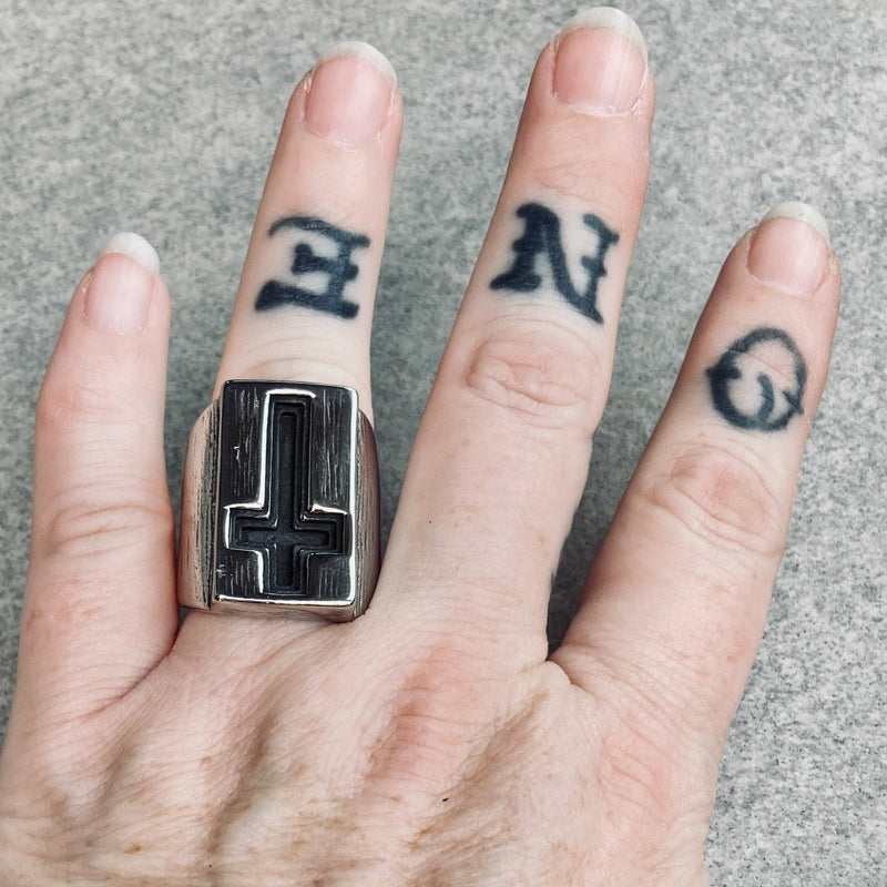Sanity Jewelry Ring Sanity's Cross Ring - Sizes 8-16 -  R144