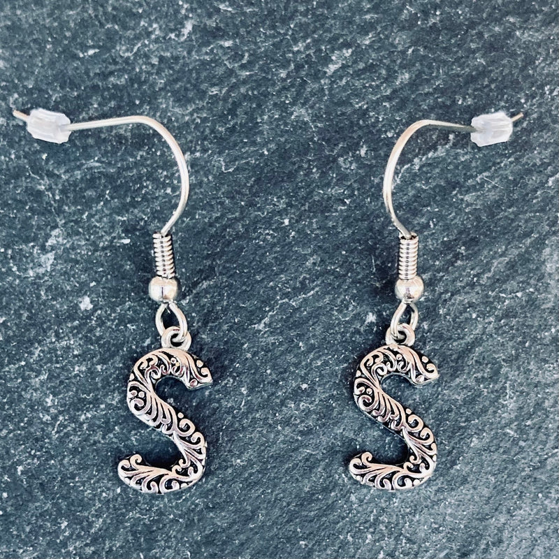 SANITY JEWELRY® S Ladies Letter Earrings
