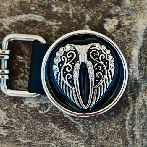 SANITY JEWELRY® Sanity's Vest Extender - Ladies - Bling Angel Heart Wings - V08