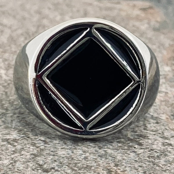 Sanity Jewelry Skull Ring 6 Ring - Narcotics Anonymous - Sizes 6-16 - R220