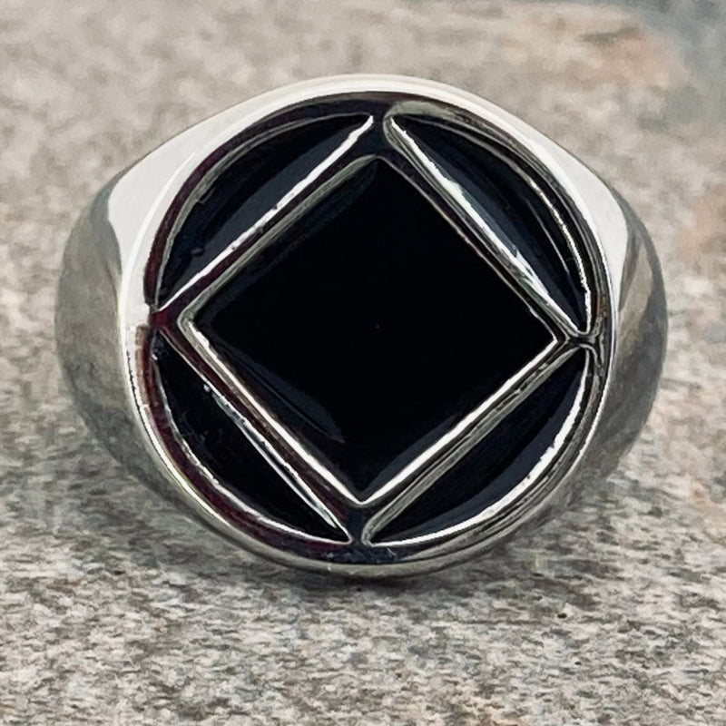 Sanity Jewelry Skull Ring 6 Ring - Narcotics Anonymous - Sizes 6-16 - R220