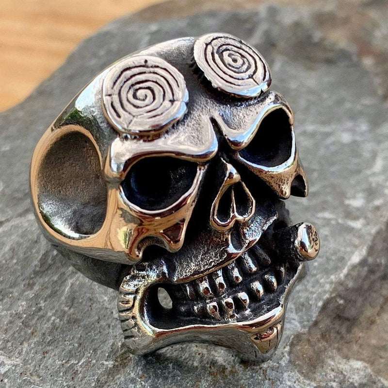 Sanity Jewelry Skull Ring Bone Crusher Collection - HellBoy - Sizes 9-16 - R13