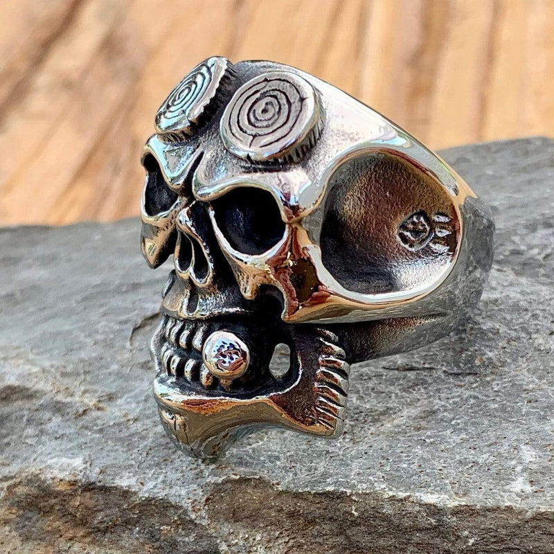 Sanity Jewelry Skull Ring Bone Crusher Collection - HellBoy - Sizes 9-16 - R13